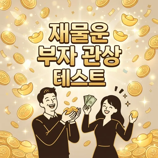 재물운 부자 관상 테스트
